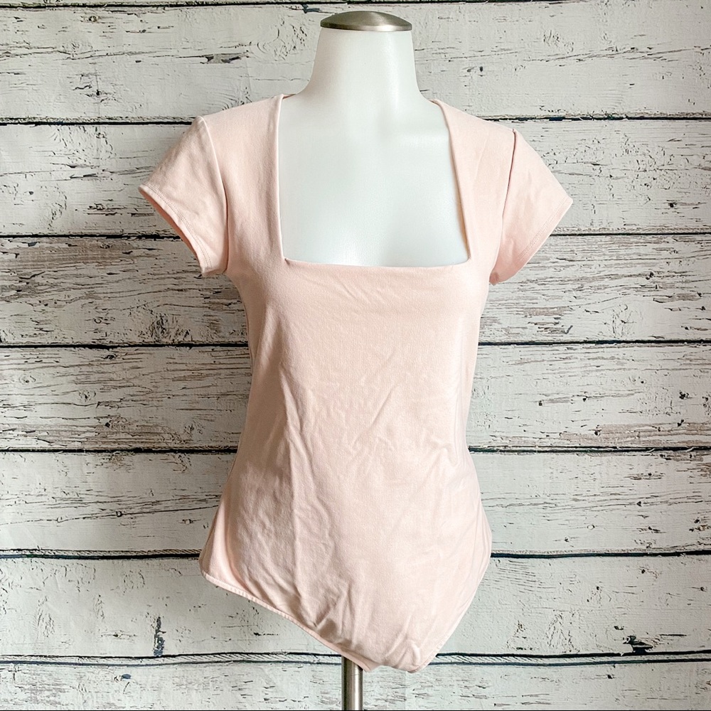Free People SQUARE NECK BODYSUIT